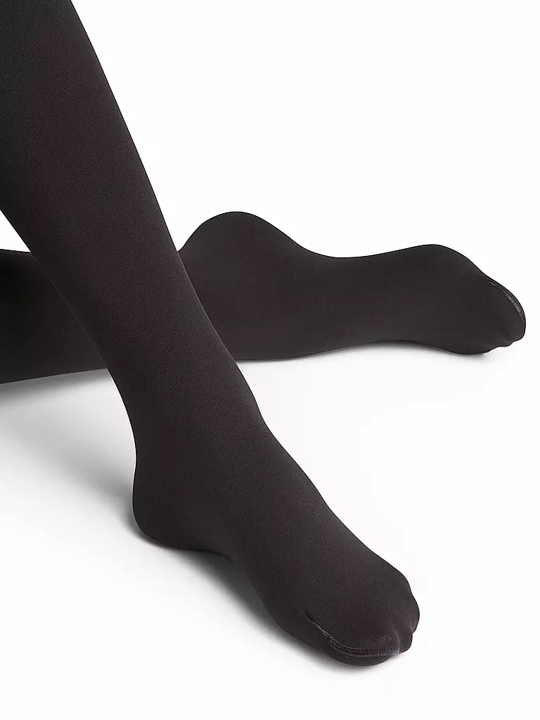 FALKE Strumpfhose WARM DELUXE 80 Den black schwarz