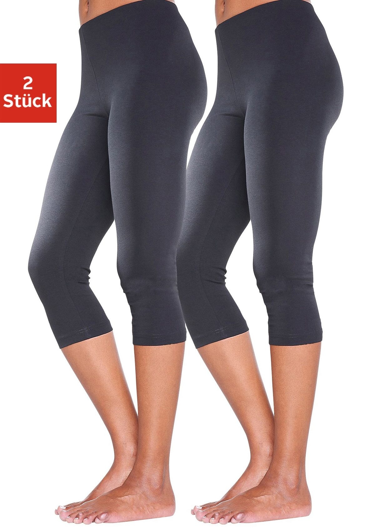 Vivance active Caprileggings  mit Gummibund, Loungewear