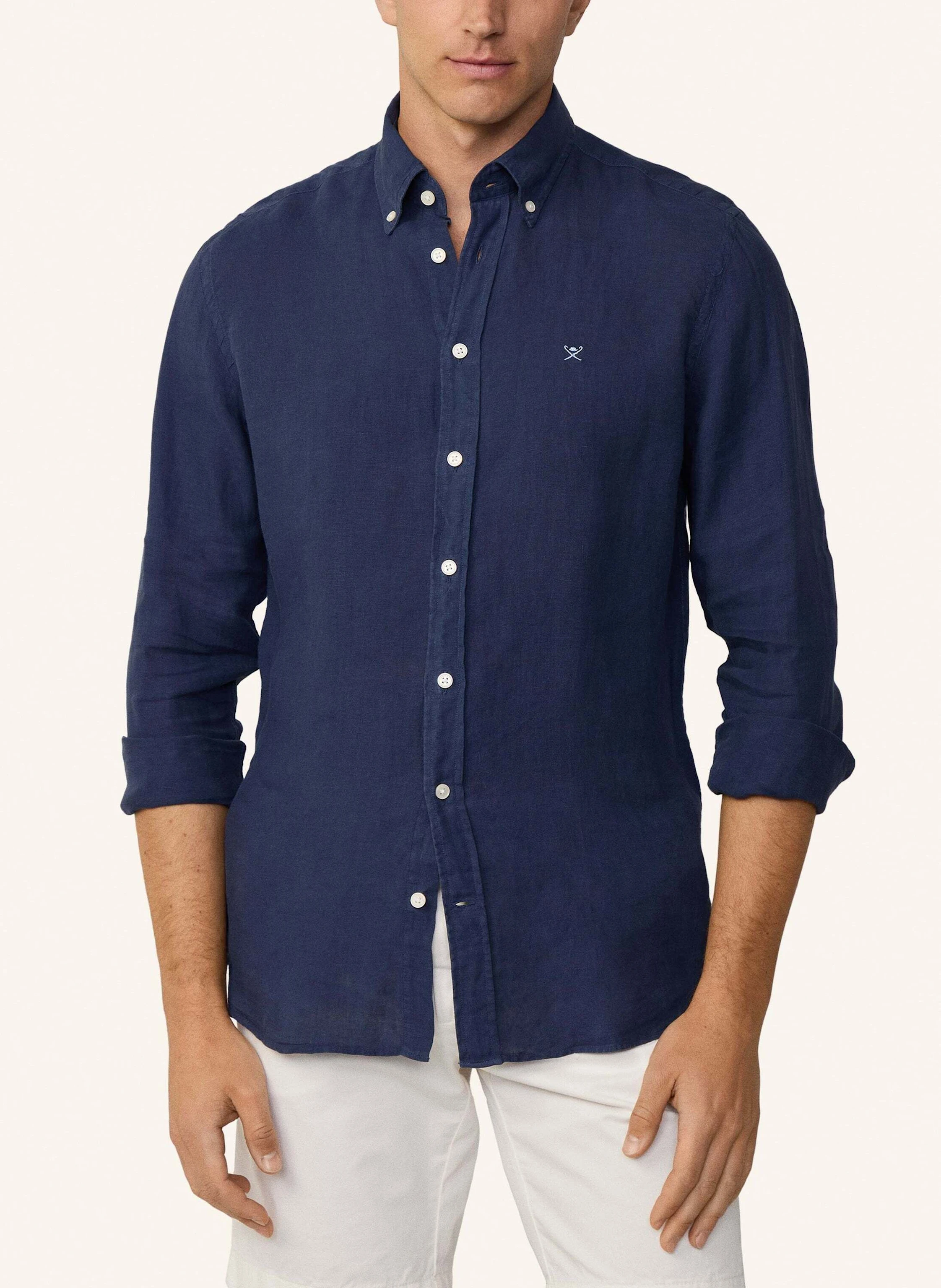 HACKETT LONDON Freizeithemd ESS GMD LINEN BRPT