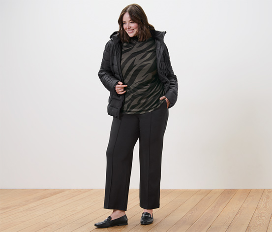Steppjacke mit Kapuze