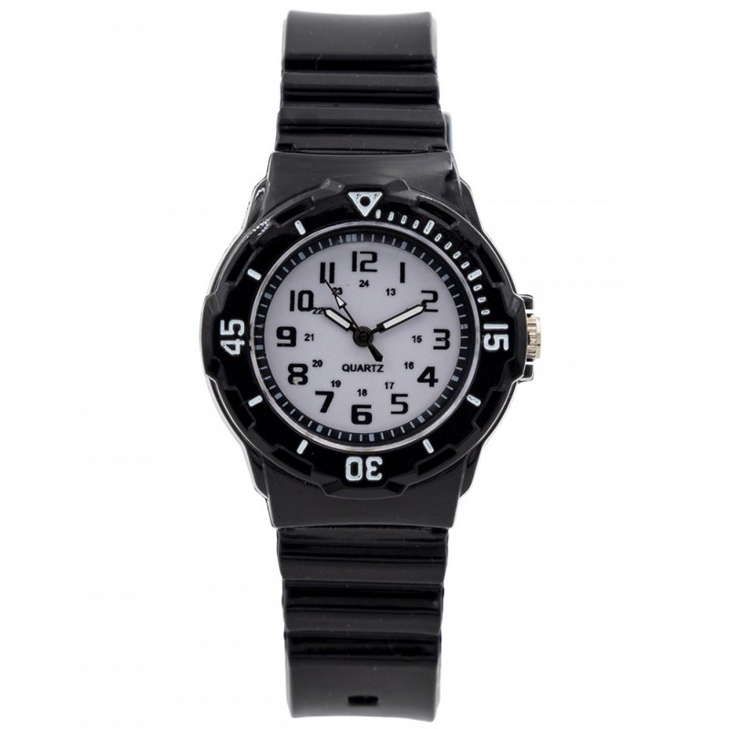 Montre Unisexe CHTIME bracelet Silicone Noir