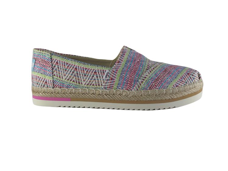 Toms Alpargata Platform Diamond Beige 10019810