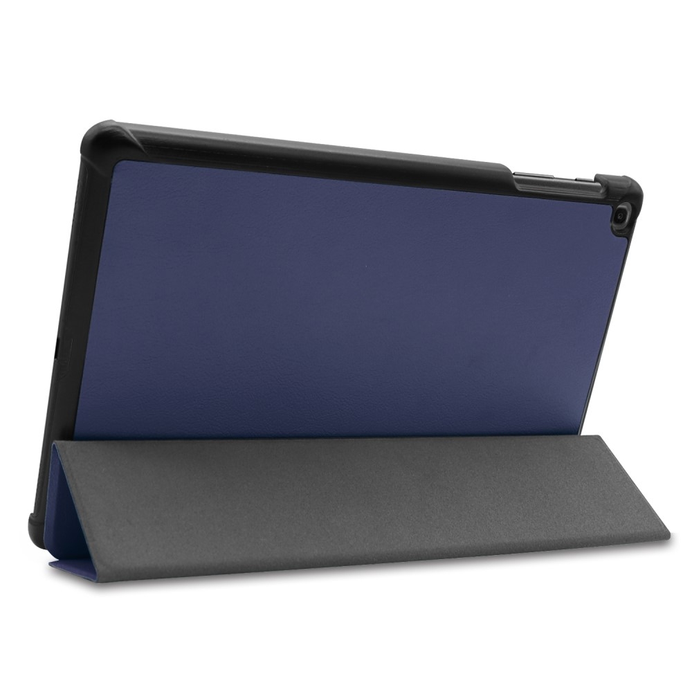 Samsung Galaxy Tab A 10.1 (2019) Leder Tasche Smart Cover Hülle - Dunkelblau