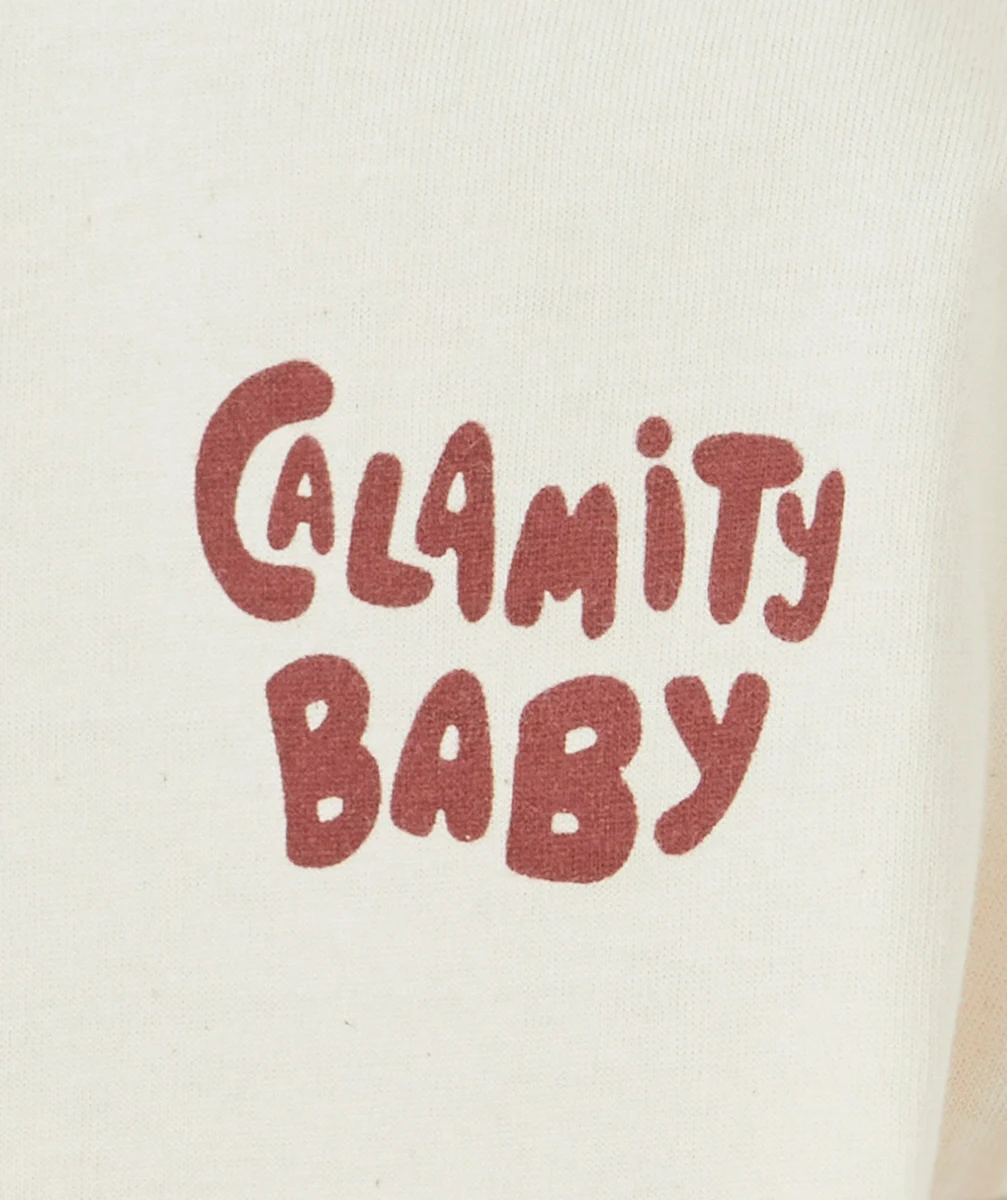 t-shirt bébé garçon en coton bio sans teinture thème calamity baby