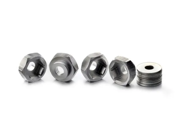 Absima 2560020, Hjulnav, Metal, Rustfrit stål