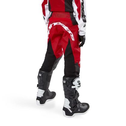 Pantalon cross Alpinestars YOUTH RACER OCURI - Rouge / Blanc