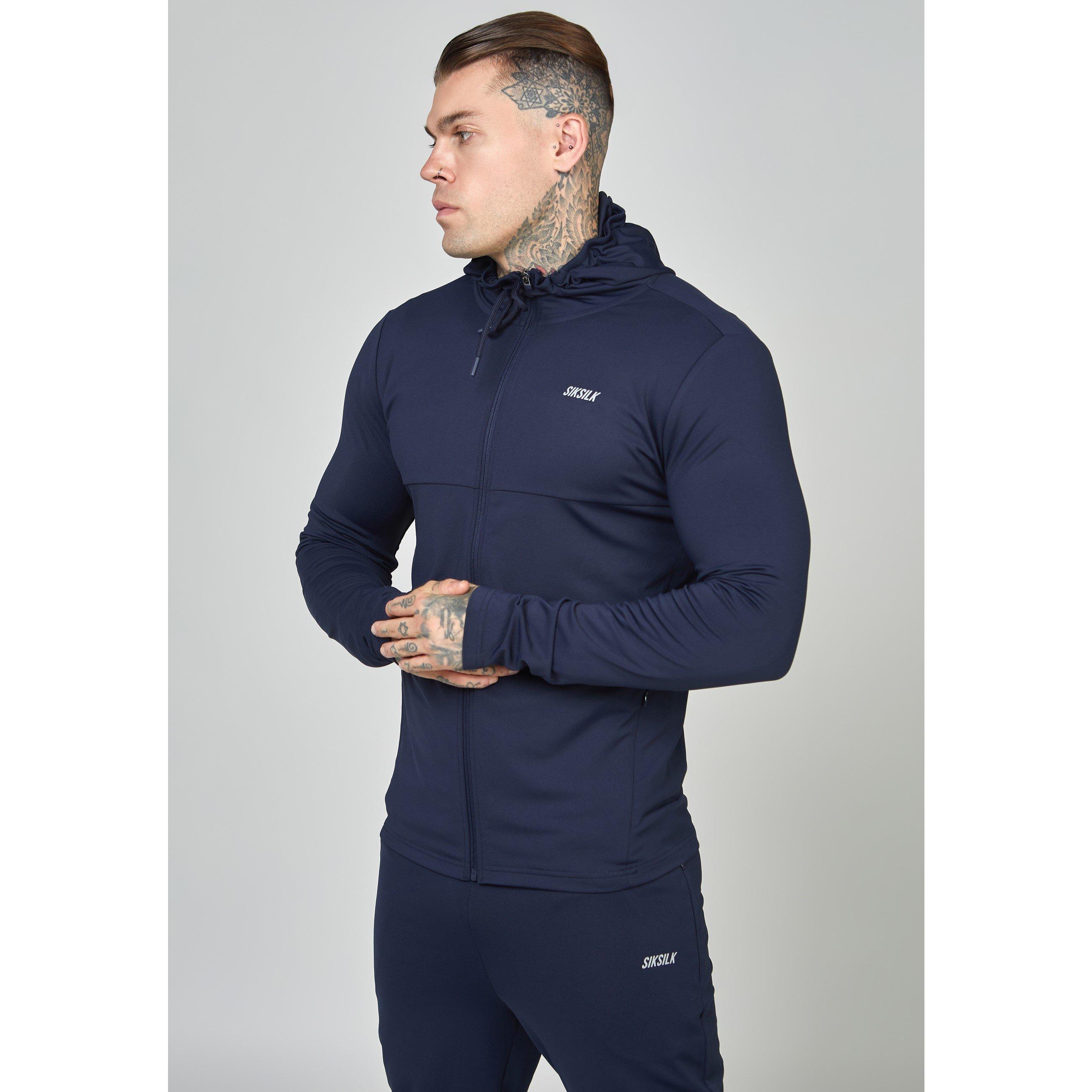 SikSilk Zip Hoodie Mens
