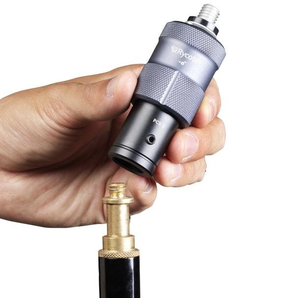 Rycote PCS-Spigot microfoon snelsluiting voor boompole