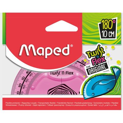 Maped Twist'n Flex - Rapporteur flexible 10 cm - 180°