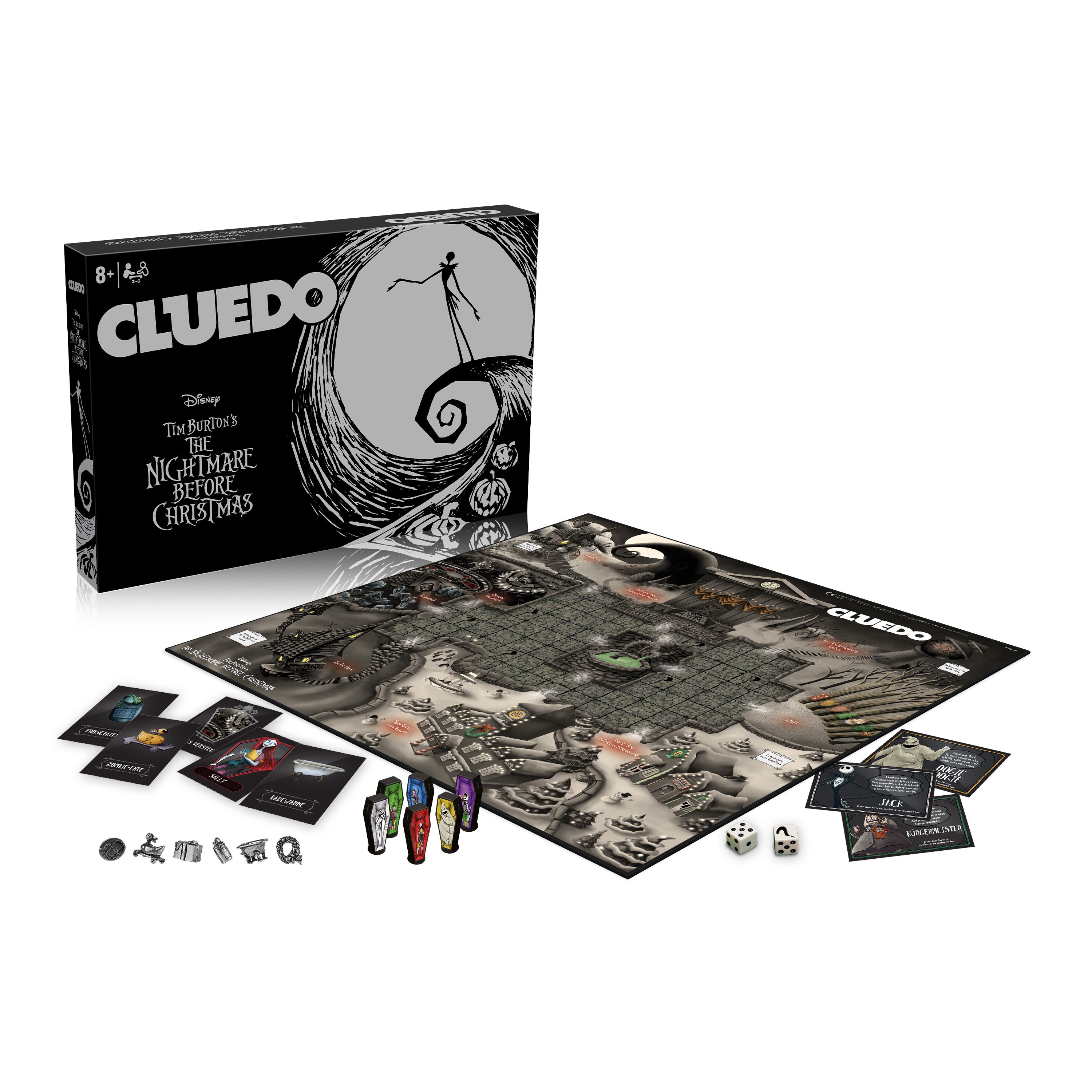 Cluedo Nightmare before Christmas Edition Spiel Gesellschaftsspiel Brettspiel deutsch