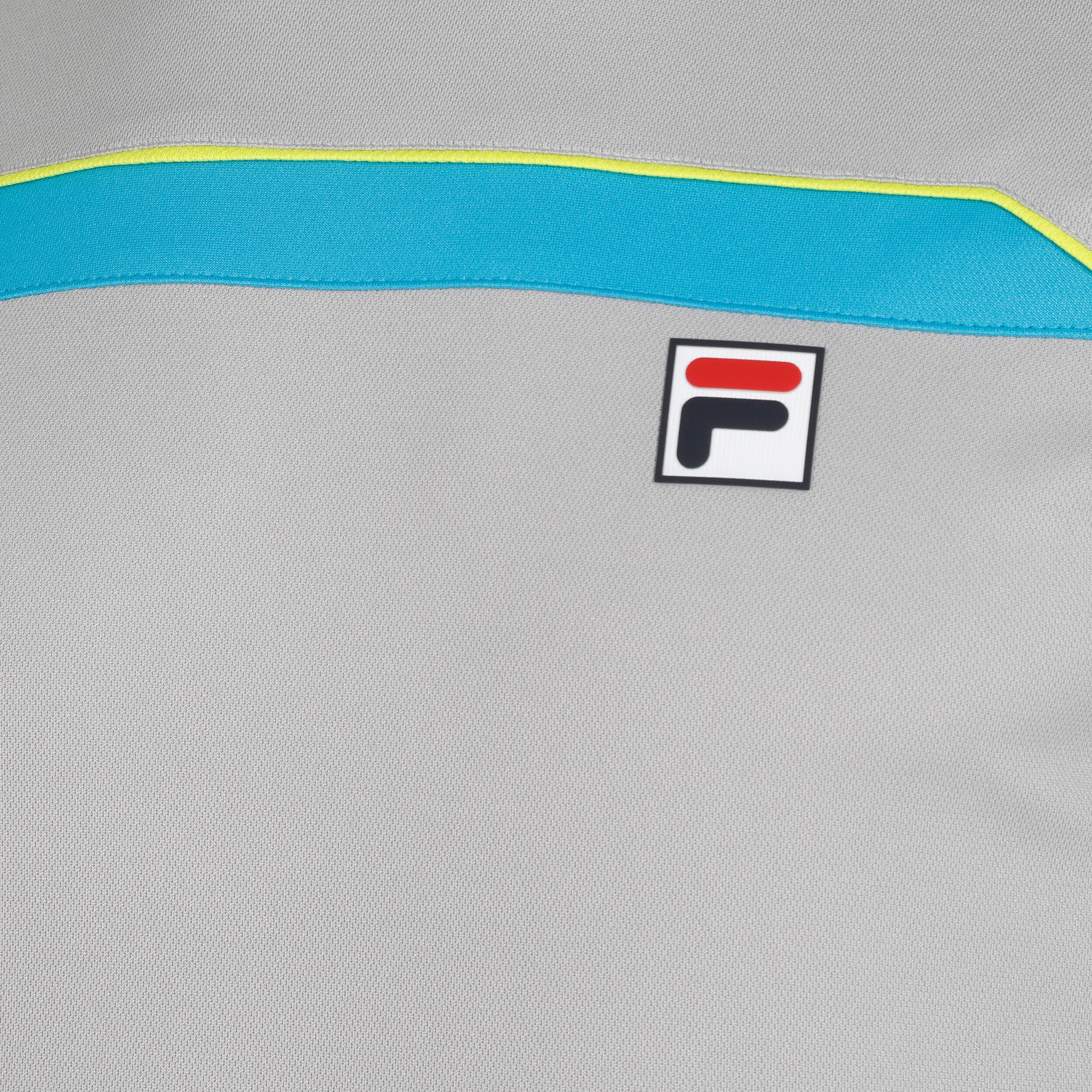 Fila Asher T-shirt Hommes - Argent , Turquoise