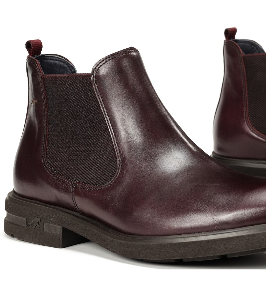 Botas de couro Fluchos F0770 Borgonha