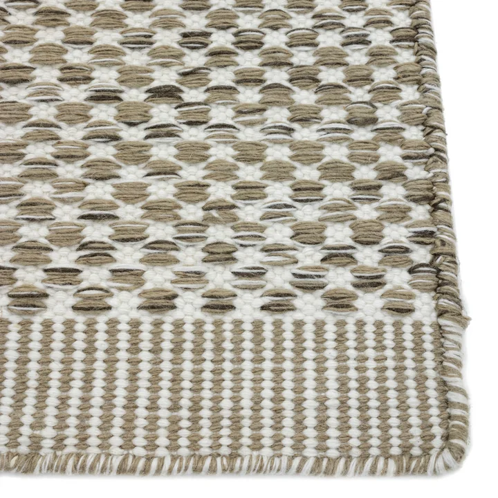 Nuuck - Glostrup Teppich, 140 x 200 cm, schwarz / weiss