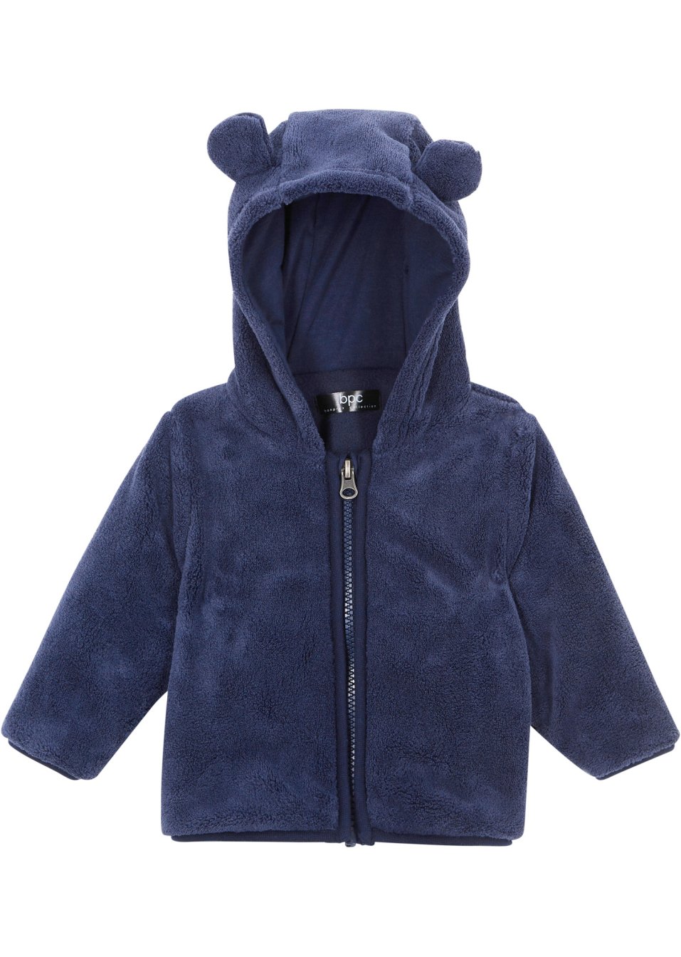Gilet bébé en maille peluche