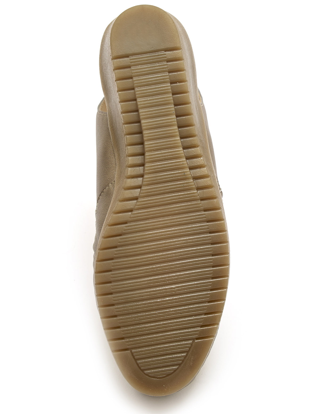 Sandales élastiquées tout cuir