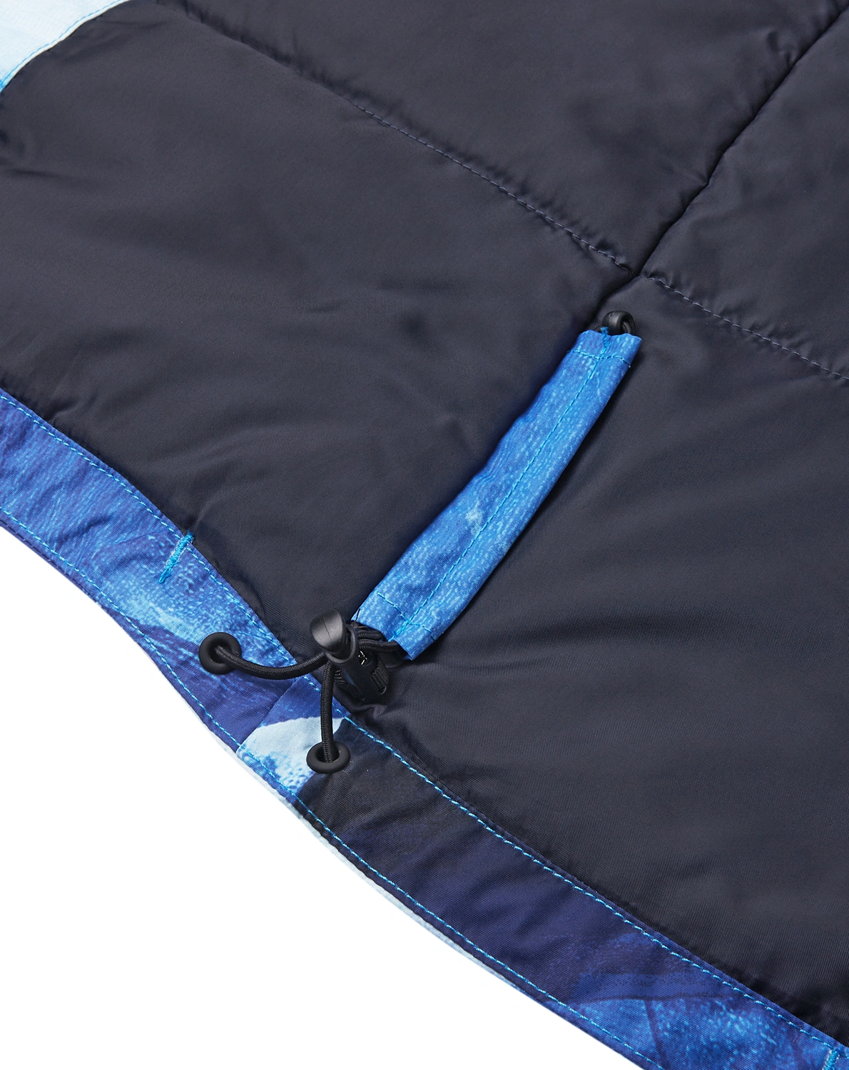 Winterjacke MUSKO mit Kunstfellbesatz in cool blue
