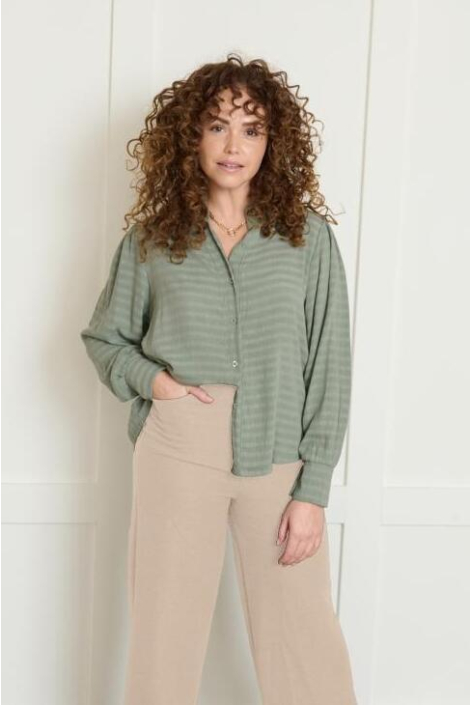 FOS Amsterdam beige dames broek