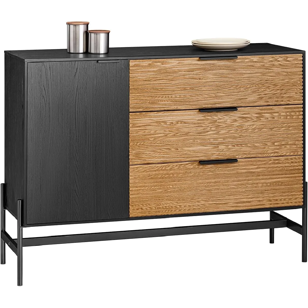 SoBuy Buffet Bas HFSB02-SCH - Naturel