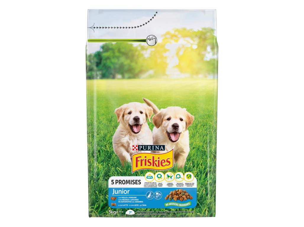 RAÇÃO PARA CÃO FRISKIES JÚNIOR COM FRANGO 3KG
