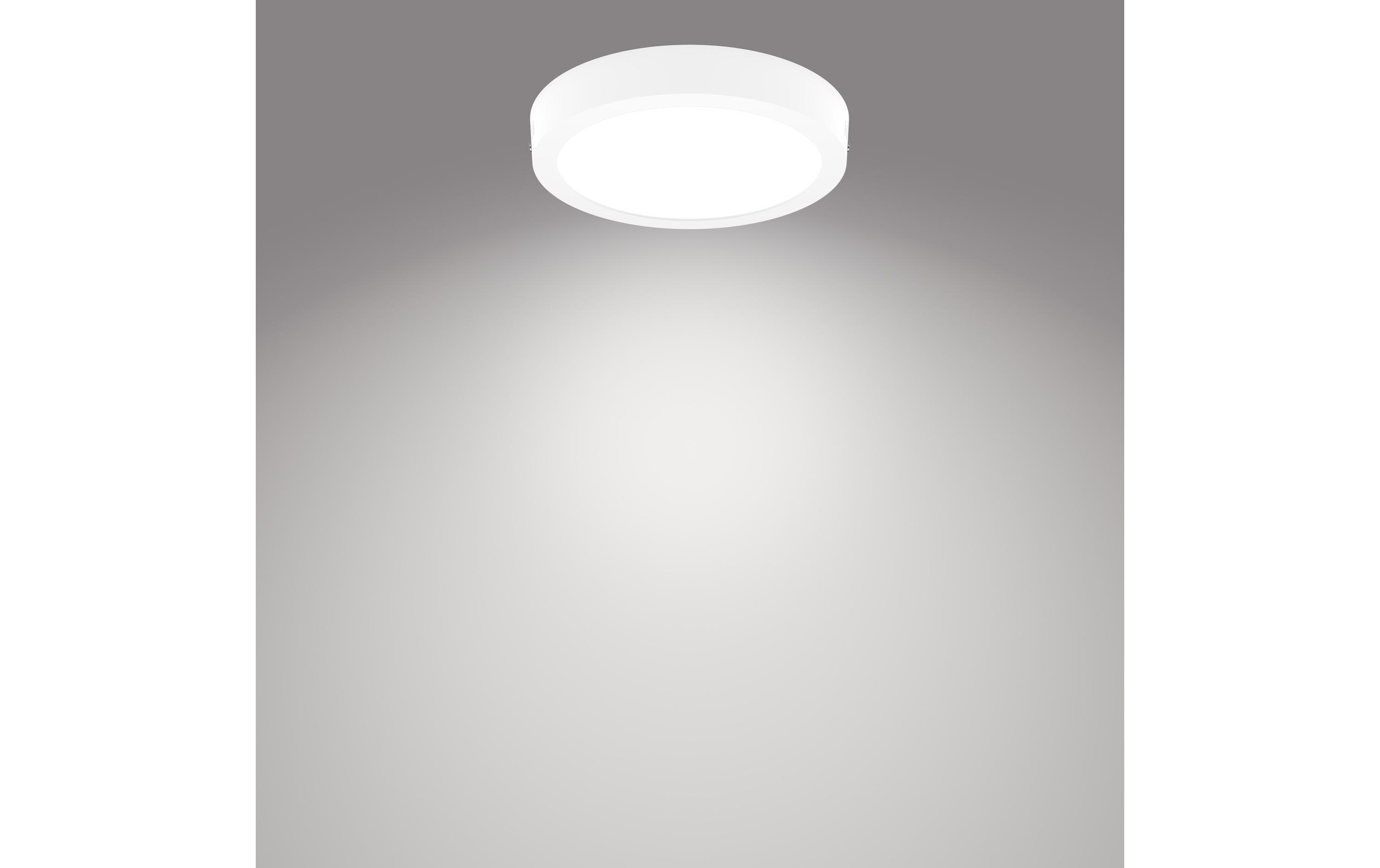 LED Einbauspot SlimSurface DL252, 12W, 4000K, rund, weissRunde Deckenlampe mit natürlichem Lichteffekt