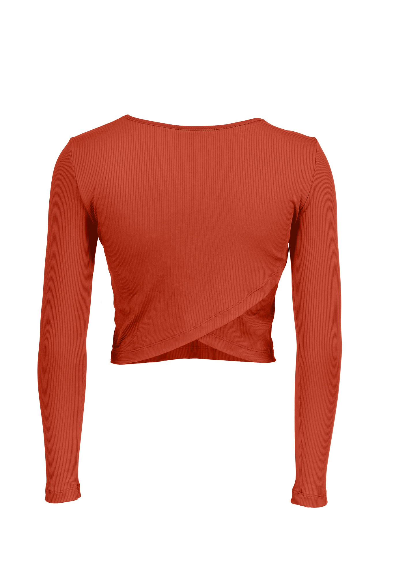 Moya Kala Hybrid Crop Top Chili Red