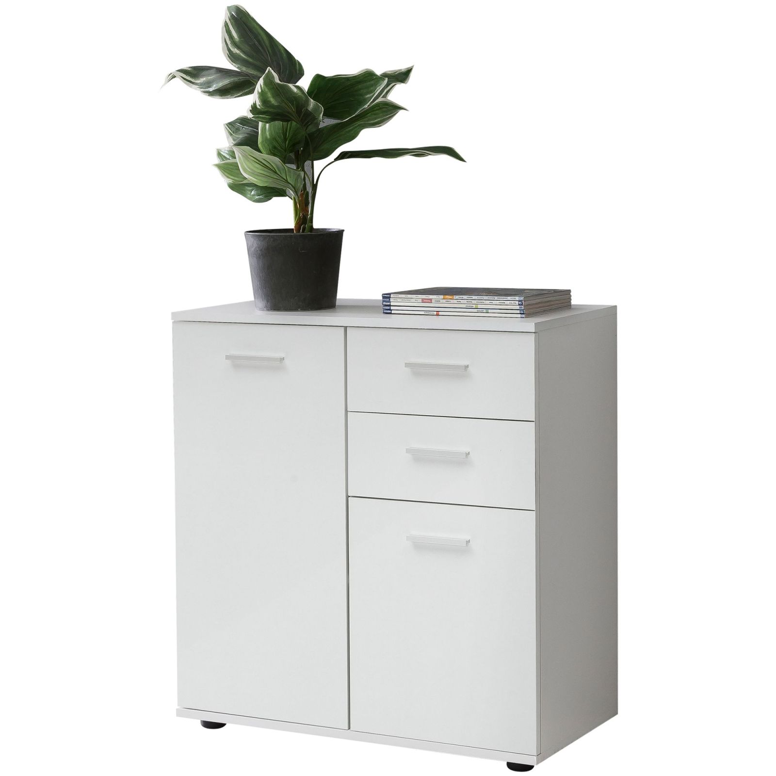 Kommode - weiß - 71 cm breit