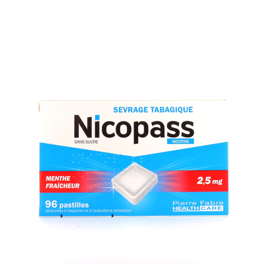 Nicopass 2,5mg pastilles