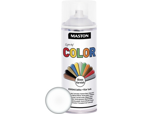 Maston Color blanke spuitlak, glanzend, kleurloos, 400 ml