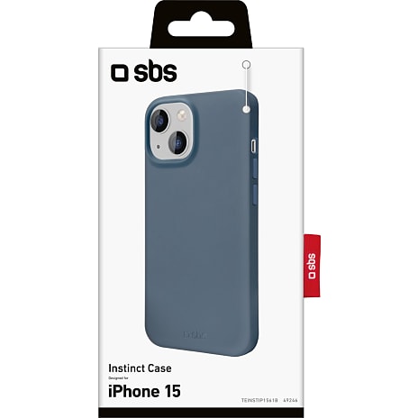 SBS iPhone 15 cover - blå