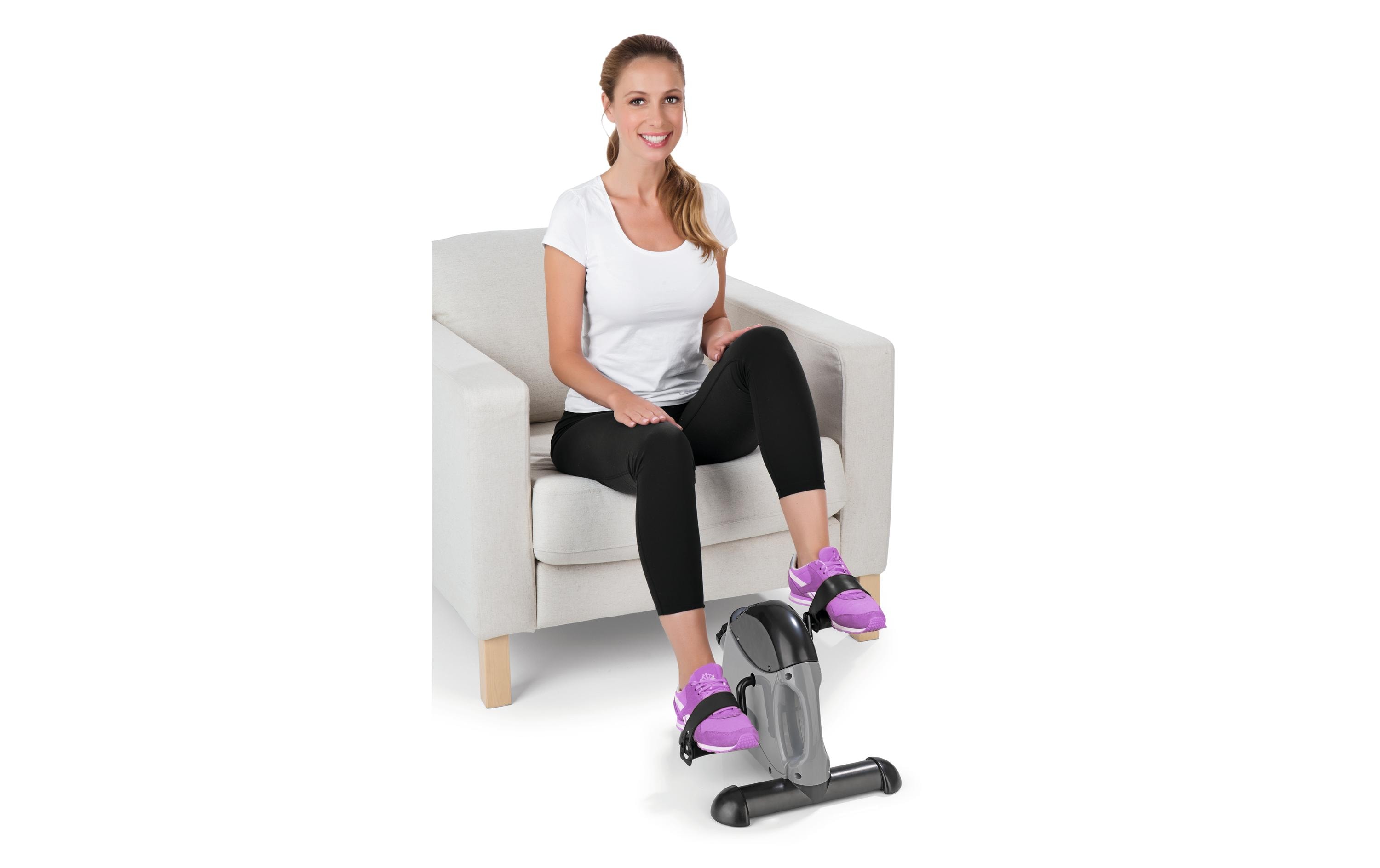 Mini-Trainer 2 in 1 Grau/SchwarzMini-Trainer für Arme und Beine
