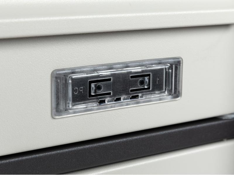 STRUCT Briefkasten Anthrazit/Hellgrau Brief- und Ablagekasten nach Schweizer Postnorm