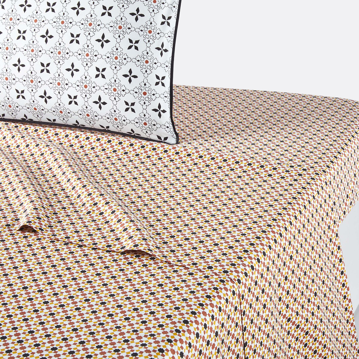 LA REDOUTE INTERIEURS<br>Lençol plano de algodão, Teyben