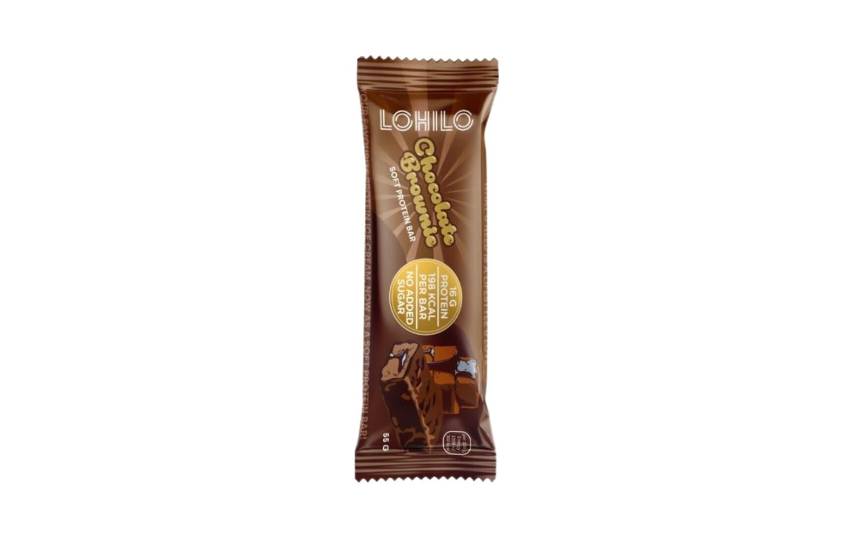 Riegel High Protein Soft Core Brownie, 12 x 55 gPerfekter Snack für unterwegs