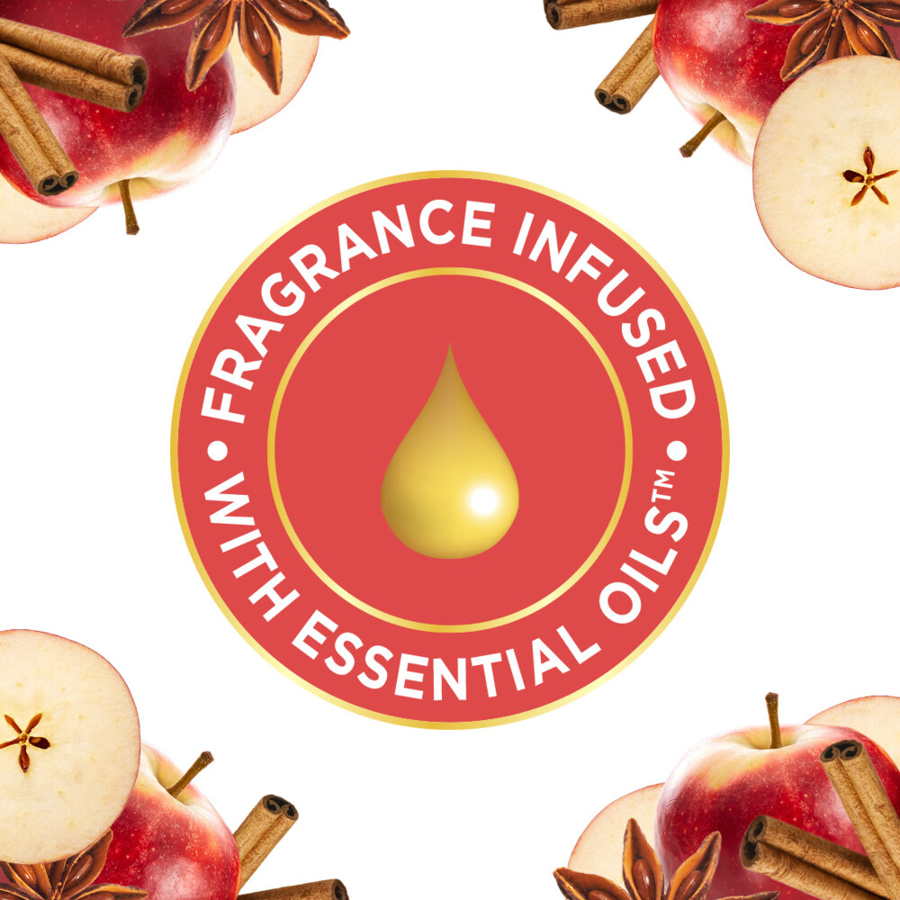 Glade Vegan Geurkaars Cosy Apple & Cinnamon 100% Raapzaadwax112 gr