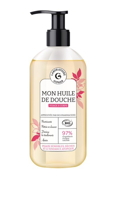 Mon huile de douche certifiée BIO