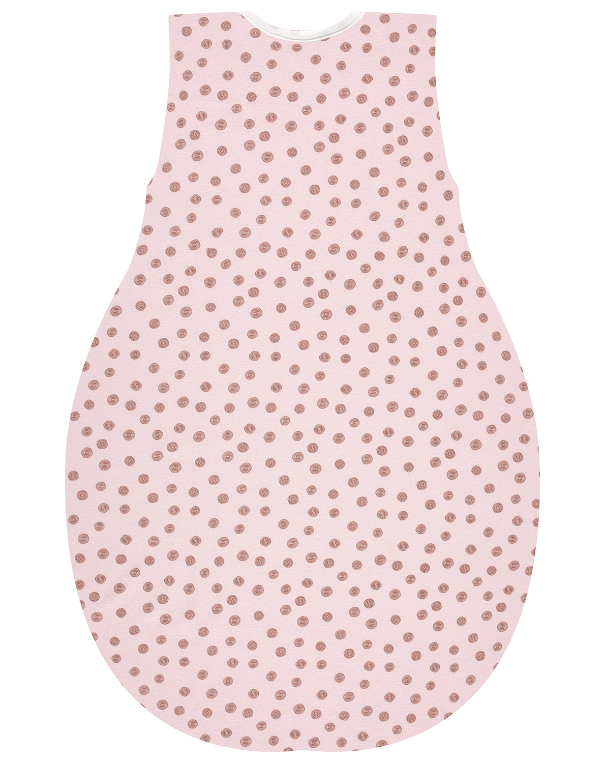Kugelschlafsack MOLTON – CURLY DOTS in rosa