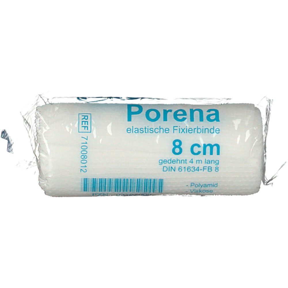 ERENA® Porena elastische Fixierbinde in Cello  8 cm x 4 m