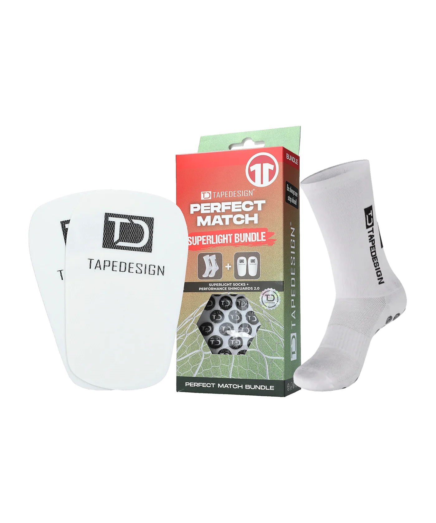 Tapedesign Perfect Match Superlight Bundle Socken Weiss