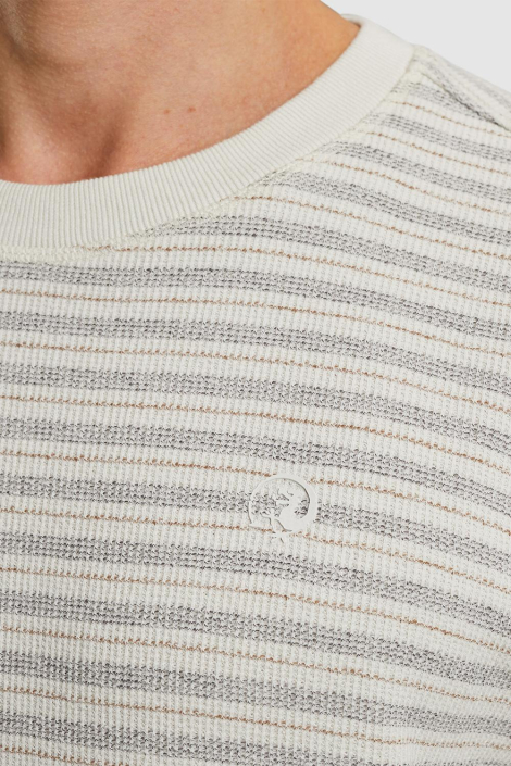 Cast Iron beige heren t-shirt