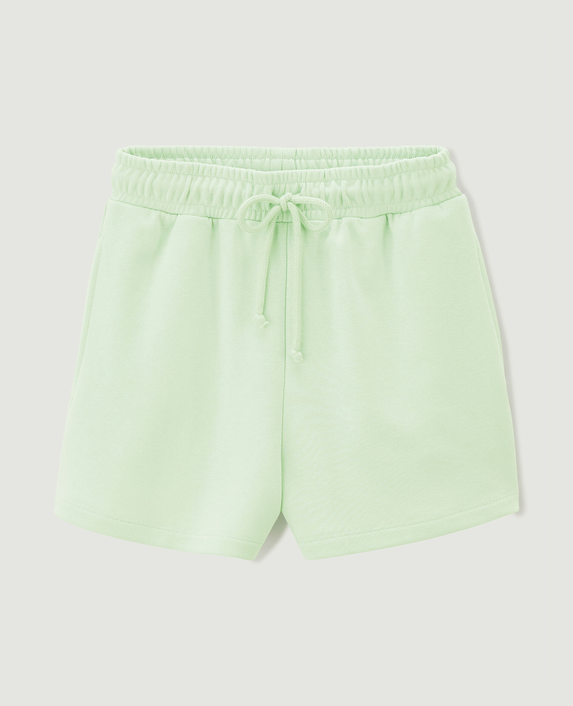 Short en molleton - Vert clair