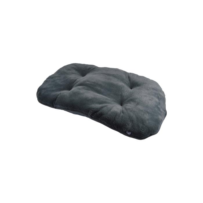 COUSSIN FLOCON NEWTON REVERSIBLE 61X38CM CHARBON