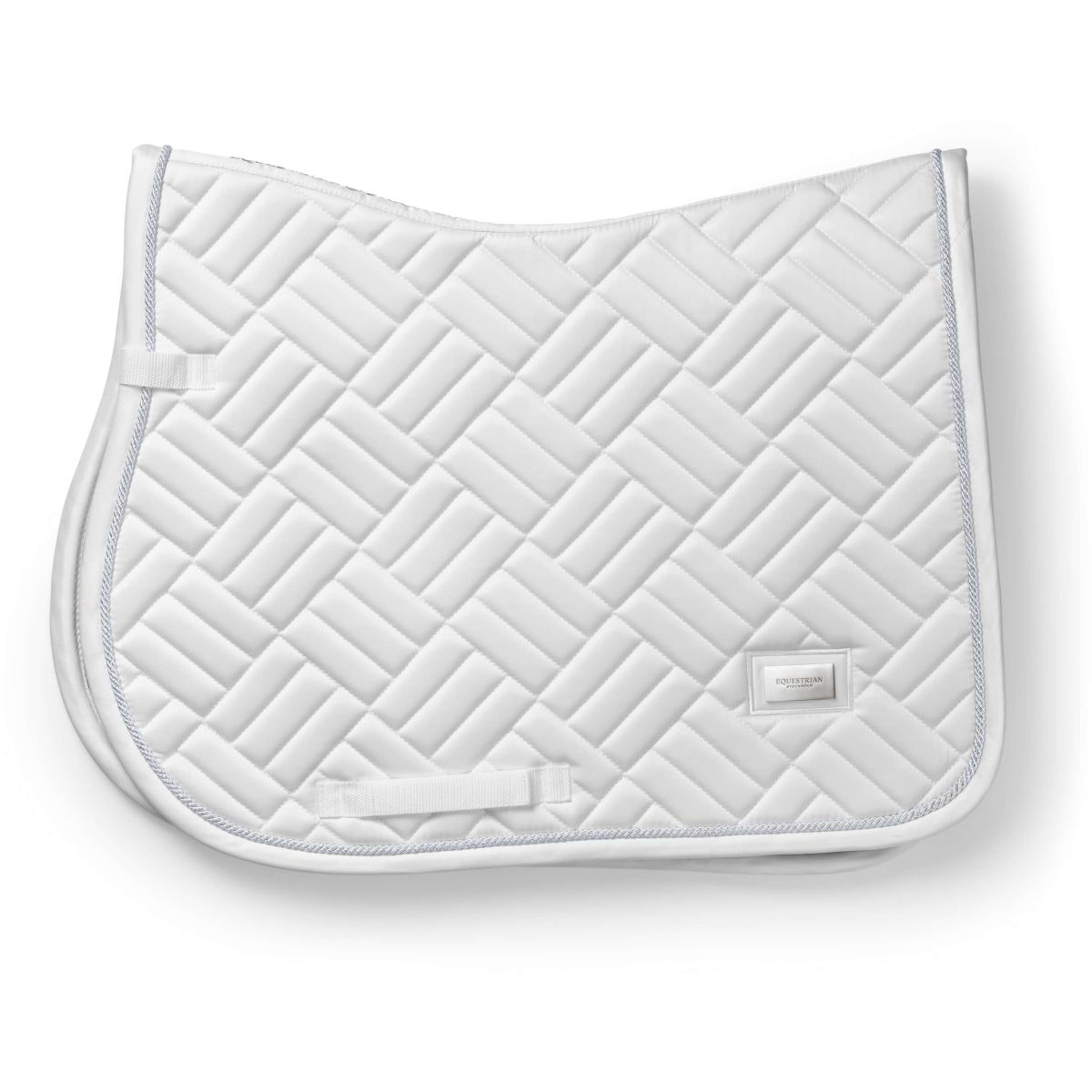 Equestrian Stockholm Zadeldekje Modern Springen White Silver