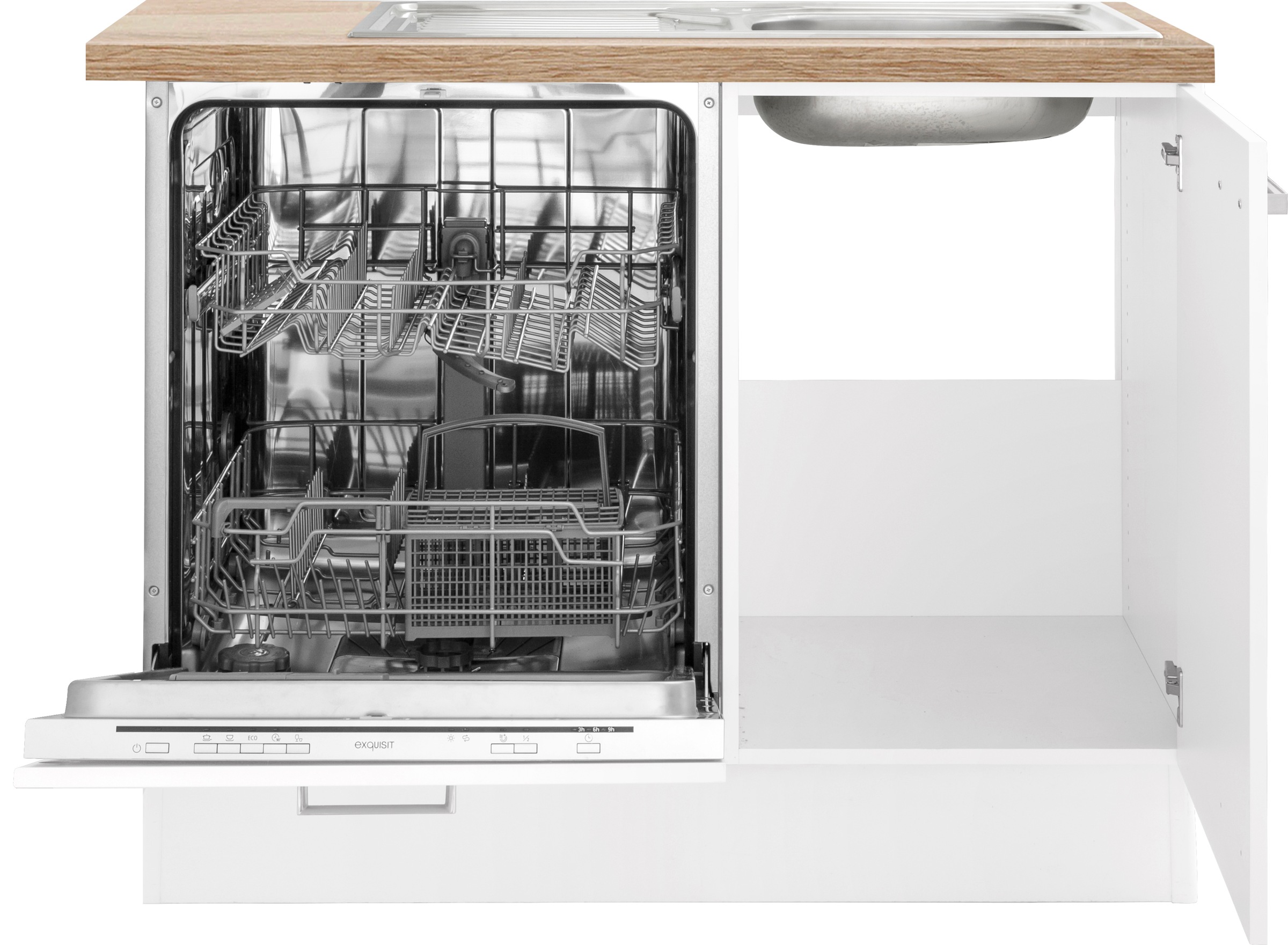 OPTIFIT Winkelküche »Parma« ohne E-Geräte, Stellbreite 285 x 175 cm