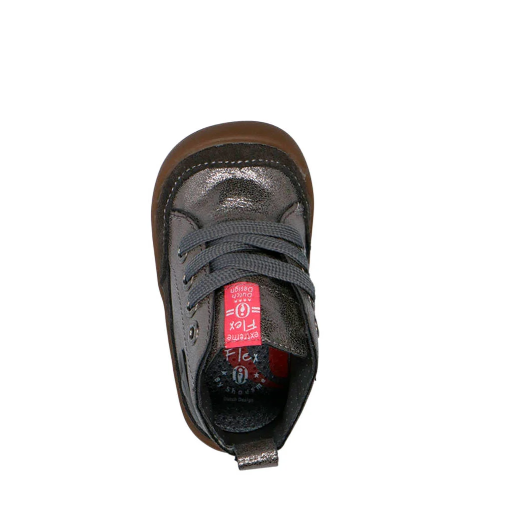Shoesme BF8W001-Fleren babyschoenen/loopschoenen zilver