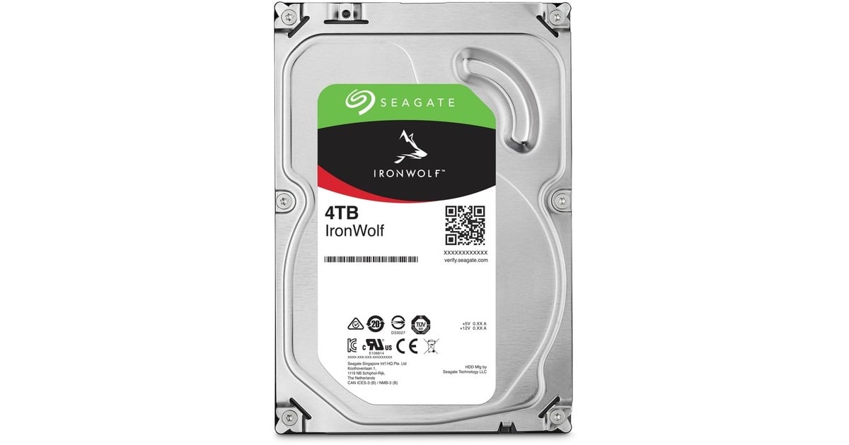 SeagateIronWolf 4 TB harde schijf  (ST4000VN006, SATA/600, 24/7)