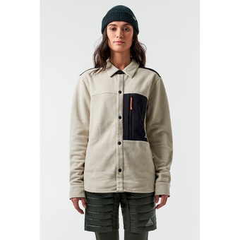 Orage Hunter Fleece Bluse Dark Birch Damen