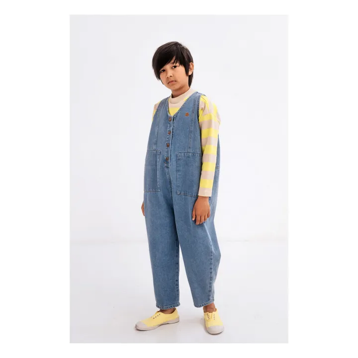Repose AMS Salopette Denim Bio 90'S | Bleu