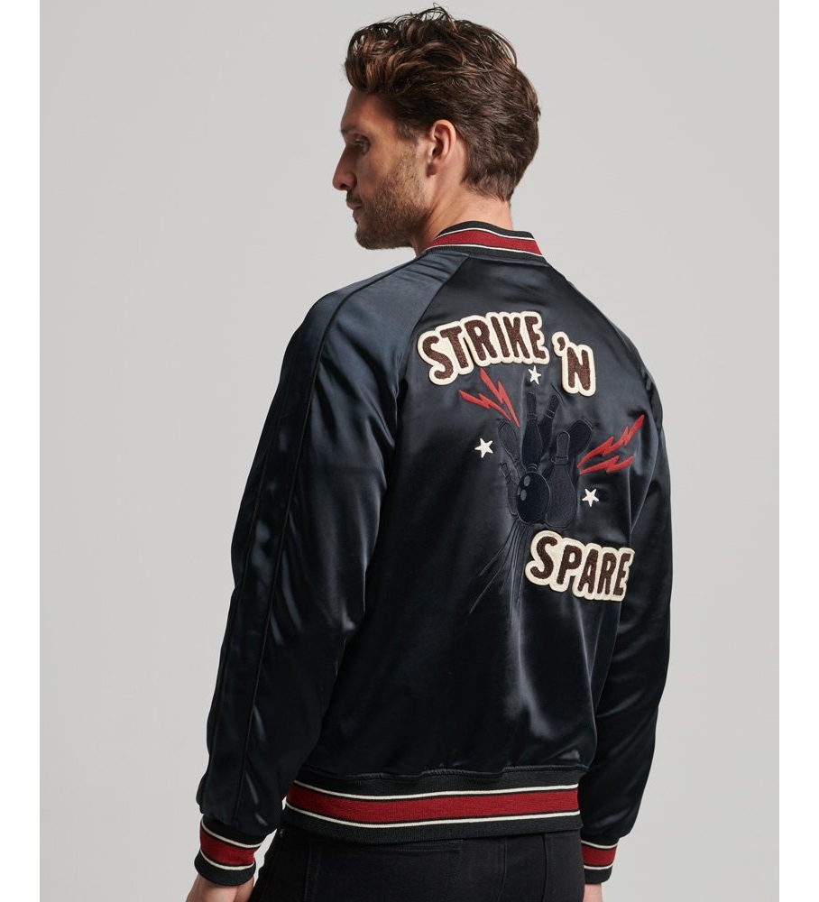 Jaqueta Superdry Sukajan Preta