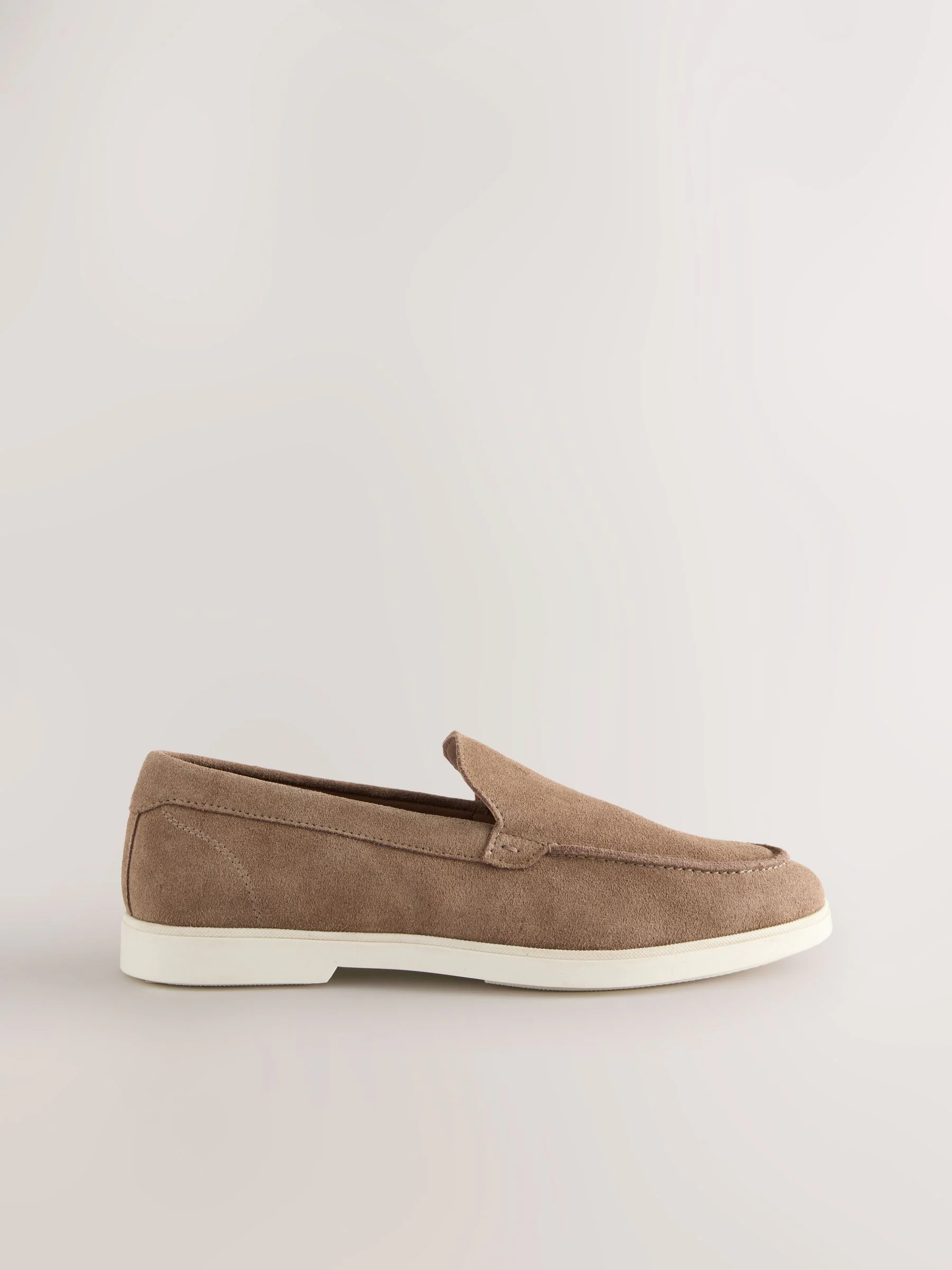Taupe - Suède instapschoenen