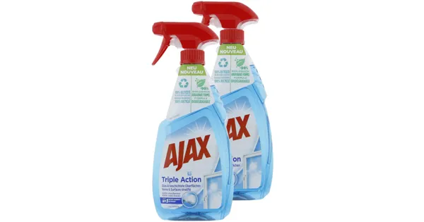 Ajax Antistatic Glasreiniger 2 x 250 ml
